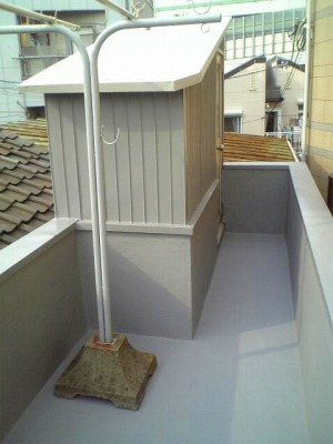 ウレタン防水完成