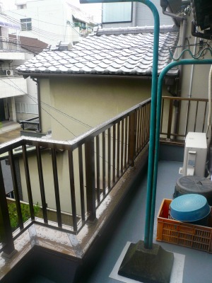 アルミ手摺り　　完成