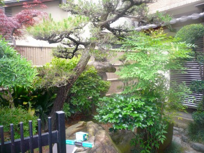 竹フェンス完成