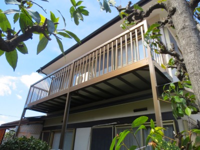 ＹＫＫアルミバルコニー施工後