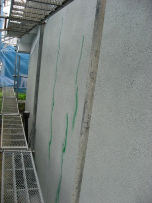 クラック補修Ｖカット