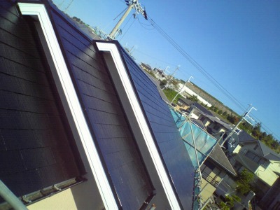 屋根塗装施工後