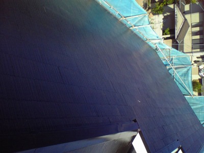 屋根塗装施工後