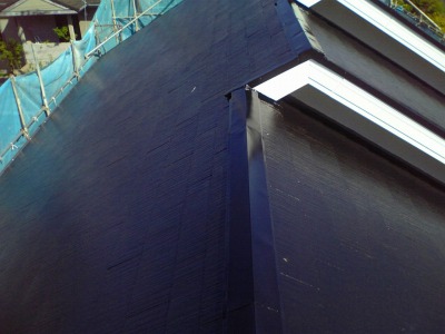 屋根塗装施工後