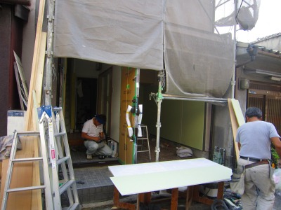 リフォーム用玄関ドア取付