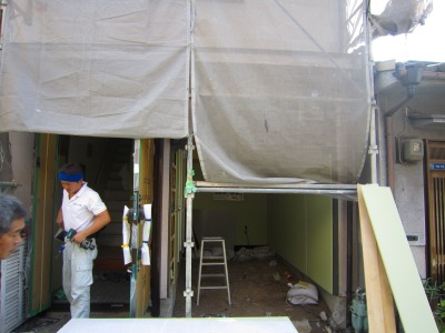 リフォーム用玄関ドア取付