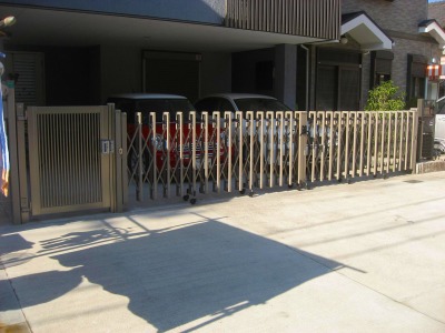 エクステリア門扉施工後
