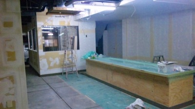 お好み焼き別注カウンター