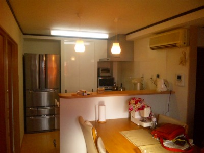 キッチン施工後