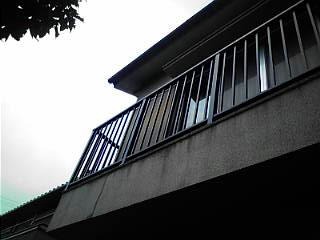 アルミ手摺り　完成