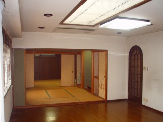 リビング施工前