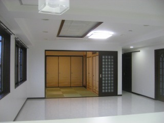 リビング施工後