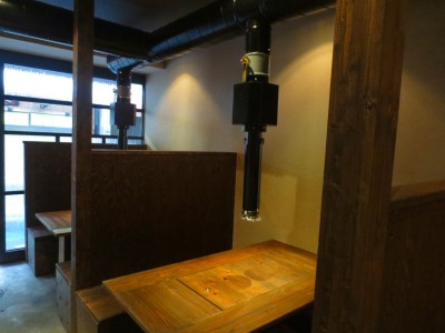 木製囲炉裏テーブル