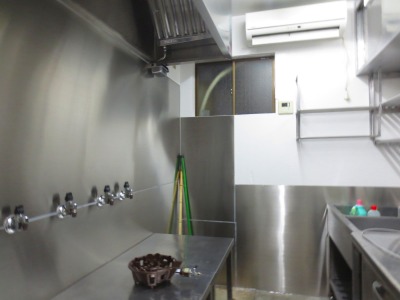 厨房ステンレス貼り