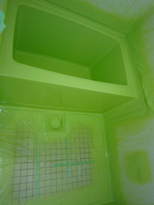 ＦＲＰ浴槽塗装