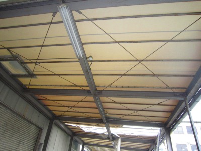 テント張替え施工前