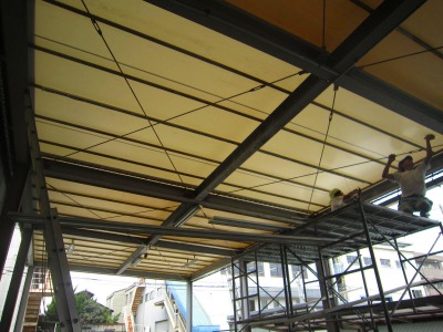 テント張替え施工前