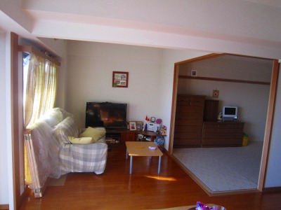 可動式間仕切り建具施工前