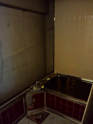 ユニットバス解体