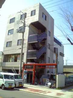 施工中鉄骨工事