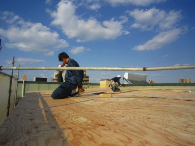 構造用合板貼り