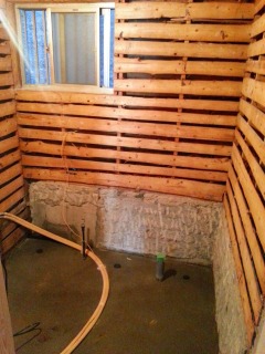 給水・湯・排水配管移設
浴室土間コンクリート打ち