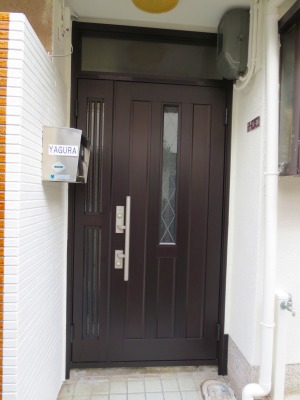 リフォーム玄関ドア完成住吉区