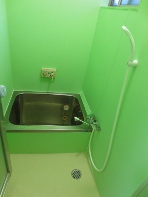 浴室パネルシート貼り