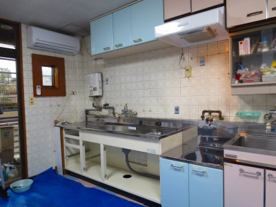 流し台・コンロ台取付