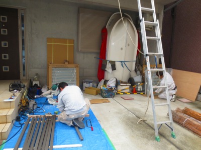 サニーブリ―ズフェンス加工